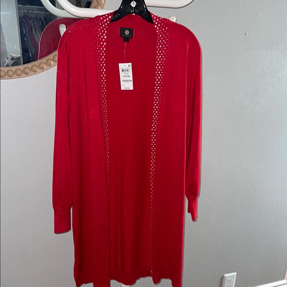JM Collection Cardigan Size Large